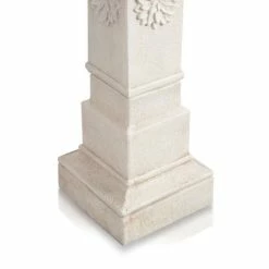 H83cm Budding Dahlia Solar Bird Bath Water Feature with Lights & Automation Function by Solaray -Water Features Store DF0697 add image 3 adf7