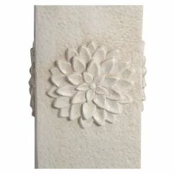 H83cm Budding Dahlia Solar Bird Bath Water Feature with Lights & Automation Function by Solaray -Water Features Store DF0697 add image 4 24e6