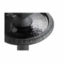 H84cm Windsor 2-Tier Solar Bird Bath Water Feature with Lights and Automatic Activation by Solaray -Water Features Store DF0701 add image 4 4987