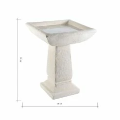 H52cm Selbourne Cast Stone Bird Bath by Ambienté 12 H52cm Selbourne Cast Stone Bird Bath by Ambienté -Water Features Store DF0725 add image 3 2c5f