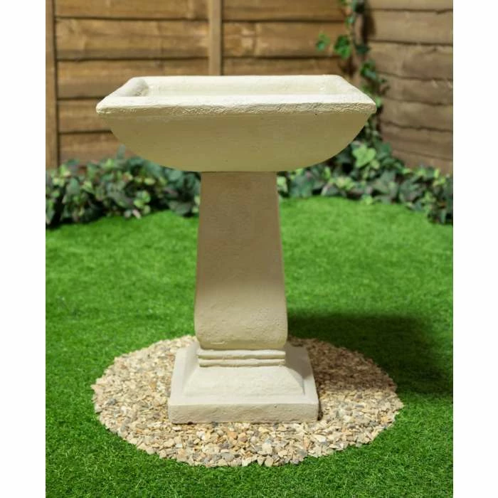 H52cm Selbourne Cast Stone Bird Bath by Ambienté 8 H52cm Selbourne Cast Stone Bird Bath by Ambienté - Image 6