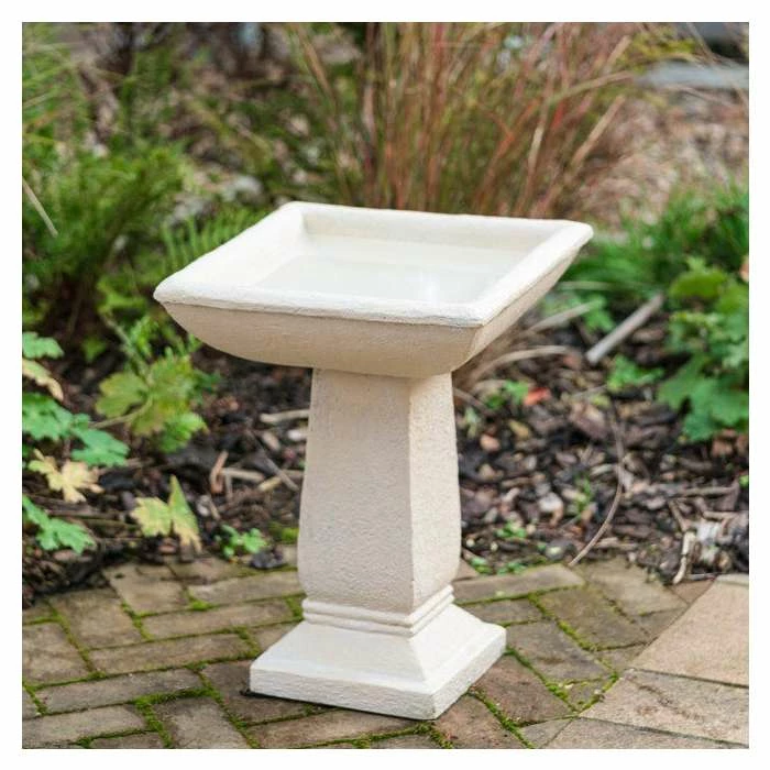 H52cm Selbourne Cast Stone Bird Bath by Ambienté 3 H52cm Selbourne Cast Stone Bird Bath by Ambienté