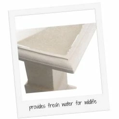 H51cm Hatfield Cast Stone Bird Bath by Ambienté 14 H51cm Hatfield Cast Stone Bird Bath by Ambienté -Water Features Store DF0727 add image 5 519f