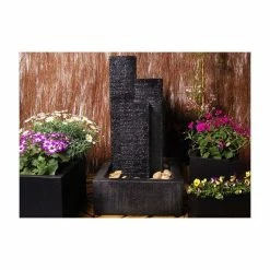 H92cm Cassia 3-Column Water Feature with Lights | Indoor/Outdoor Use by Ambienté -Water Features Store WF0906 add image 2 3fca