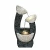 H80cm Alvor Pouring Bowls Cascading Water Feature with Lights 2 H80cm Alvor Pouring Bowls Cascading Water Feature with Lights -Water Features Store WF10271 main image ea50