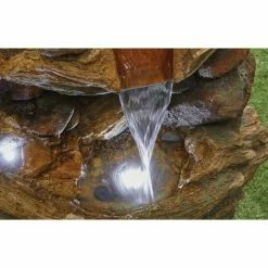 H100cm Nootka Springs Cascading Log Water Feature with Lights 8 H100cm Nootka Springs Cascading Log Water Feature with Lights -Water Features Store WF10401 add image 1 d995