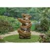 H100cm Nootka Springs Cascading Log Water Feature with Lights 2 H100cm Nootka Springs Cascading Log Water Feature with Lights -Water Features Store WF10401 main image cdfb