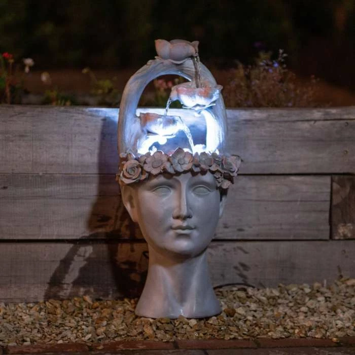 80cm Freyja Tiered Cascading Water Feature By Ambienté 4 80cm Freyja Tiered Cascading Water Feature By Ambienté - Image 2