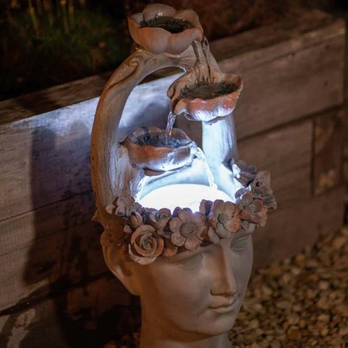 80cm Freyja Tiered Cascading Water Feature By Ambienté 5 80cm Freyja Tiered Cascading Water Feature By Ambienté - Image 3