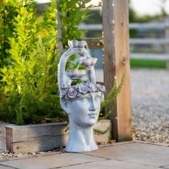 80cm Freyja Tiered Cascading Water Feature By Ambienté 12 80cm Freyja Tiered Cascading Water Feature By Ambienté -Water Features Store WF10431 4 8506