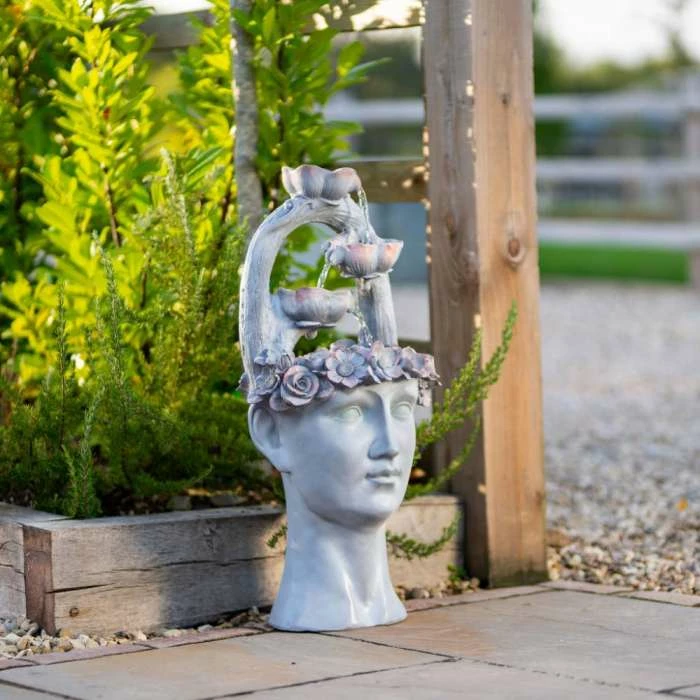 80cm Freyja Tiered Cascading Water Feature By Ambienté 6 80cm Freyja Tiered Cascading Water Feature By Ambienté - Image 4