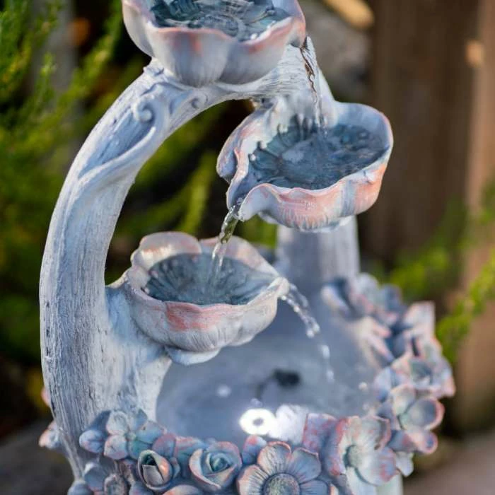 80cm Freyja Tiered Cascading Water Feature By Ambienté 9 80cm Freyja Tiered Cascading Water Feature By Ambienté - Image 7