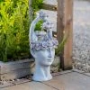 80cm Freyja Tiered Cascading Water Feature By Ambienté