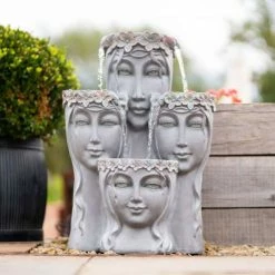 81cm Hebe Tiered Cascading Water Feature By Ambienté -Water Features Store WF10432 4 0e71