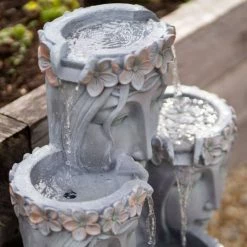 81cm Hebe Tiered Cascading Water Feature By Ambienté -Water Features Store WF10432 6 a77d