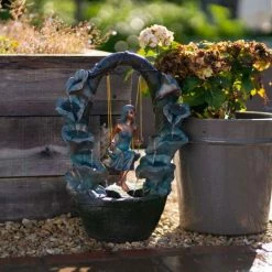 61cm Secret Garden Swing Cascading Water Feature By Ambienté -Water Features Store WF10434 7 194c