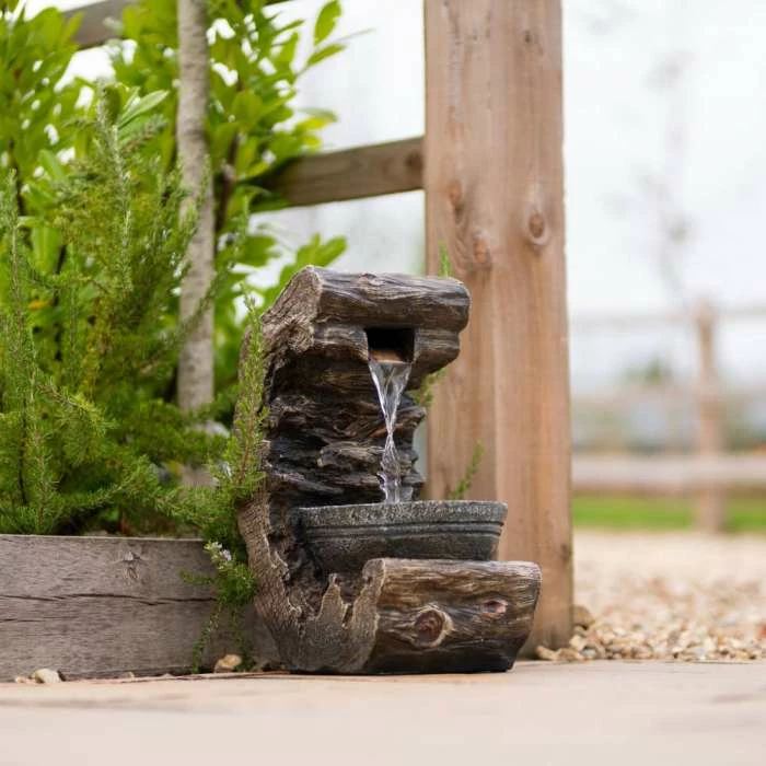 53cm Wooden Wall Pouring Bowl Cascading Water Feature By Ambienté 9 53cm Wooden Wall Pouring Bowl Cascading Water Feature By Ambienté - Image 7