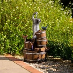 62cm Solar Birds At The Well Tiered Cascading Water Feature With Battery Backup and Lights By Solaray 13 62cm Solar Birds At The Well Tiered Cascading Water Feature With Battery Backup and Lights By Solaray -Water Features Store WF10471 4 928b