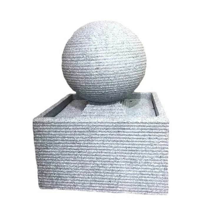 50cm Zen Rippling Sphere Water Feature 4 50cm Zen Rippling Sphere Water Feature - Image 3