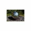 H100cm Sphere Polished Stainless Steel Water Feature with Lights by Ambienté 1 H100cm Sphere Polished Stainless Steel Water Feature with Lights by Ambienté -Water Features Store WF3142PCR main image 2693