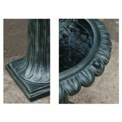 H79cm Victoriana Solar Bird Bath Water Feature with Lights by Solaray -Water Features Store WF3501A add image 2 44a4