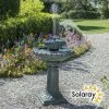 H79cm Victoriana Solar Bird Bath Water Feature with Lights by Solaray 2 H79cm Victoriana Solar Bird Bath Water Feature with Lights by Solaray -Water Features Store WF3501A main image 4976