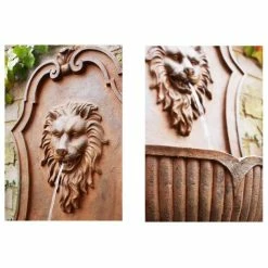 H75cm Gentle Lion Head Wall Fountain | Indoor/Outdoor Use -Water Features Store WF3560 add image 2 076e