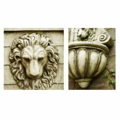 H50cm King Lion Head Wall Fountain - For Indoor/Outdoor Use by Ambienté -Water Features Store WF3561 add image 4 5af3