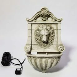 H50cm King Lion Head Wall Fountain - For Indoor/Outdoor Use by Ambienté -Water Features Store WF3561 add image 6 cd9e