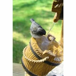 H74cm Solar Wishing Well Water Feature by Solaray -Water Features Store WF3616 add image 4 3a49