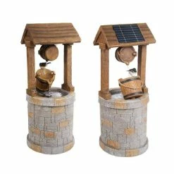 H74cm Solar Wishing Well Water Feature by Solaray -Water Features Store WF3616 add image 8 52e7