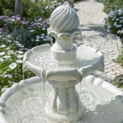 H92cm Imperial Solar Tiered Water Fountain by Solaray -Water Features Store WF3620 add image 5 01ac