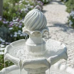 H92cm Imperial Solar Tiered Water Fountain by Solaray -Water Features Store WF3620 add image 6 d741