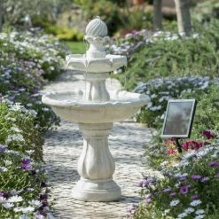 H92cm Imperial Solar Tiered Water Fountain by Solaray -Water Features Store WF3620 add image 7 4a81