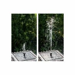 H80cm Pizzaro Solar Bird Bath Water Feature with Lights by Solaray -Water Features Store WF3621A add image 5 68ea