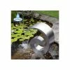H66cm Curve Stainless Steel Cascading Water Feature with Reservoir by Ambienté -Water Features Store WF3622LPRG main image 4c94