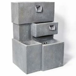 H78cm Higgledy Troughs Water Feature & Planter with Lights | Indoor/Outdoor Use by Ambienté 10 H78cm Higgledy Troughs Water Feature & Planter with Lights | Indoor/Outdoor Use by Ambienté -Water Features Store WF3687 add image 1 fcbd