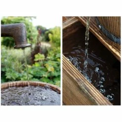 H82cm Pump and Barrel Water Feature with Lights by Ambienté 13 H82cm Pump and Barrel Water Feature with Lights by Ambienté -Water Features Store WF3810 add image 3 8d27