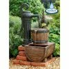 H82cm Pump and Barrel Water Feature with Lights by Ambienté 2 H82cm Pump and Barrel Water Feature with Lights by Ambienté -Water Features Store WF3810 main image ed63
