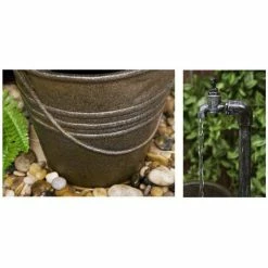 H76cm Tap and Bucket Water Feature with Lights | Indoor/Outdoor Use by Ambienté 12 H76cm Tap and Bucket Water Feature with Lights | Indoor/Outdoor Use by Ambienté -Water Features Store WF3811 add image 3 41f3