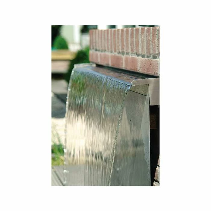 75cm Stainless Steel Waterfall Blade Cascade (Sheer descent) by Ambienté™ - Bottom Supply 3 75cm Stainless Steel Waterfall Blade Cascade (Sheer descent) by Ambienté™ - Bottom Supply