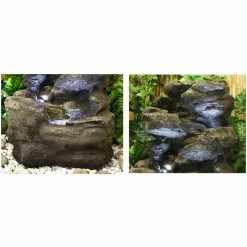 H54cm 4-Tier Rock Falls Water Feature with Lights | Indoor/Outdoor Use by Ambienté 11 H54cm 4-Tier Rock Falls Water Feature with Lights | Indoor/Outdoor Use by Ambienté -Water Features Store WF3970 add image 3 b328