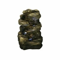 H54cm 4-Tier Rock Falls Water Feature with Lights | Indoor/Outdoor Use by Ambienté 12 H54cm 4-Tier Rock Falls Water Feature with Lights | Indoor/Outdoor Use by Ambienté -Water Features Store WF3970 add image 4 0bb9