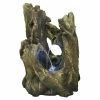 H55cm Logger Falls Water Feature with Lights | Indoor/Outdoor Use by Ambienté -Water Features Store WF3972 main image 4c3e