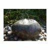 Polished Black Marble Boulder Fountain