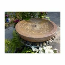 Large Rainbow Babbling Bowl Water Feature