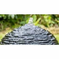 H56cm Torver Slate Effect Sphere Water Feature with Lights by Ambienté -Water Features Store WF4207 add image 3 2ec4