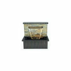 H68cm Sorrento Trough Zinc & Stone Water Feature with Lights | Indoor/Outdoor Use by Ambienté 14 H68cm Sorrento Trough Zinc & Stone Water Feature with Lights | Indoor/Outdoor Use by Ambienté -Water Features Store WF4208 add image 3 32d3