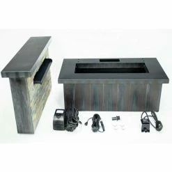 H68cm Sorrento Trough Zinc & Stone Water Feature with Lights | Indoor/Outdoor Use by Ambienté 17 H68cm Sorrento Trough Zinc & Stone Water Feature with Lights | Indoor/Outdoor Use by Ambienté -Water Features Store WF4208 add image 6 8f22