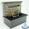 H68cm Sorrento Trough Zinc & Stone Water Feature with Lights | Indoor/Outdoor Use by Ambienté 1 H68cm Sorrento Trough Zinc & Stone Water Feature with Lights | Indoor/Outdoor Use by Ambienté -Water Features Store WF4208 main image e3bd